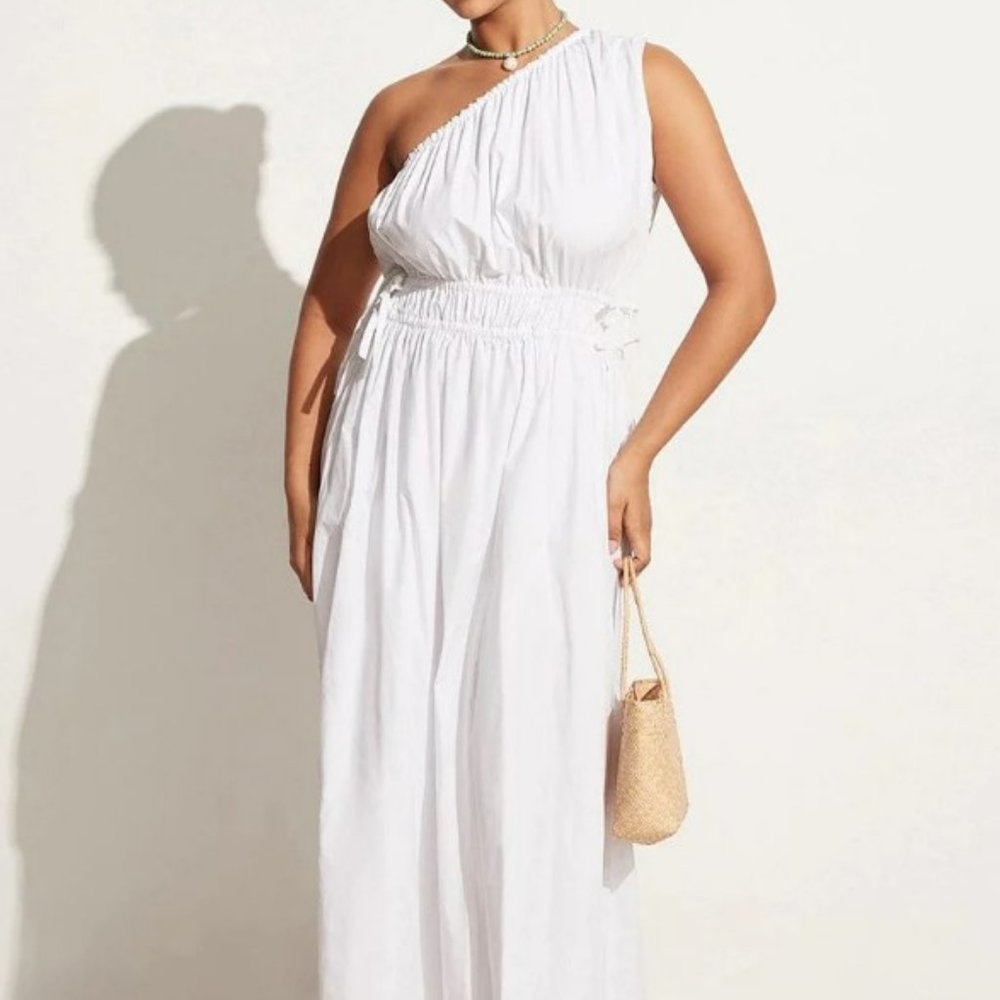FAITHFULL THE BRAND/LA ORA MAXI DRESS /SIZE: 4/ WHITE